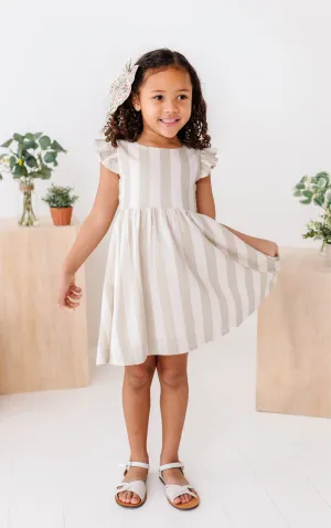 Costal Stripes | Tie Back DRESS
