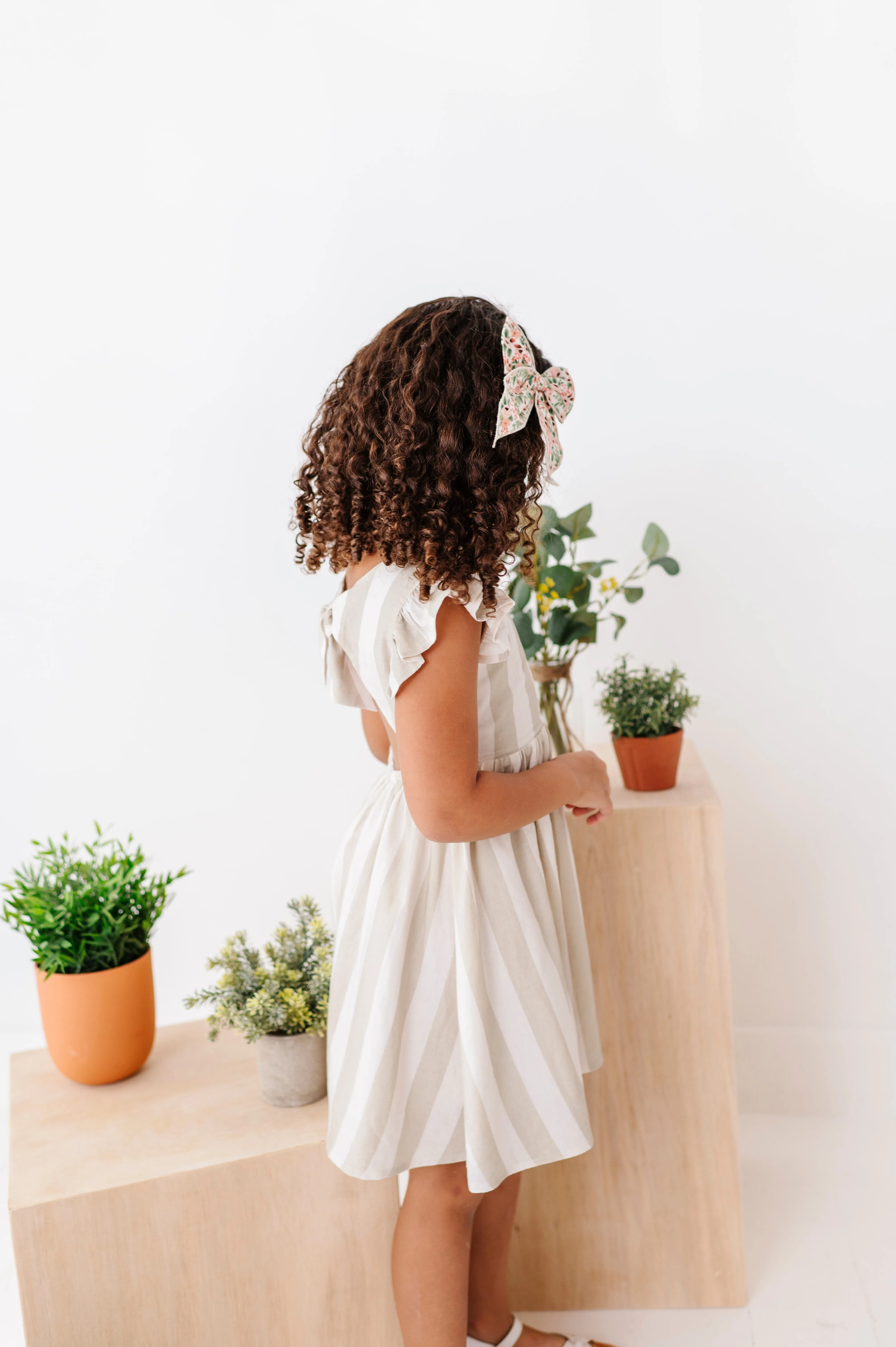 Costal Stripes | Tie Back DRESS