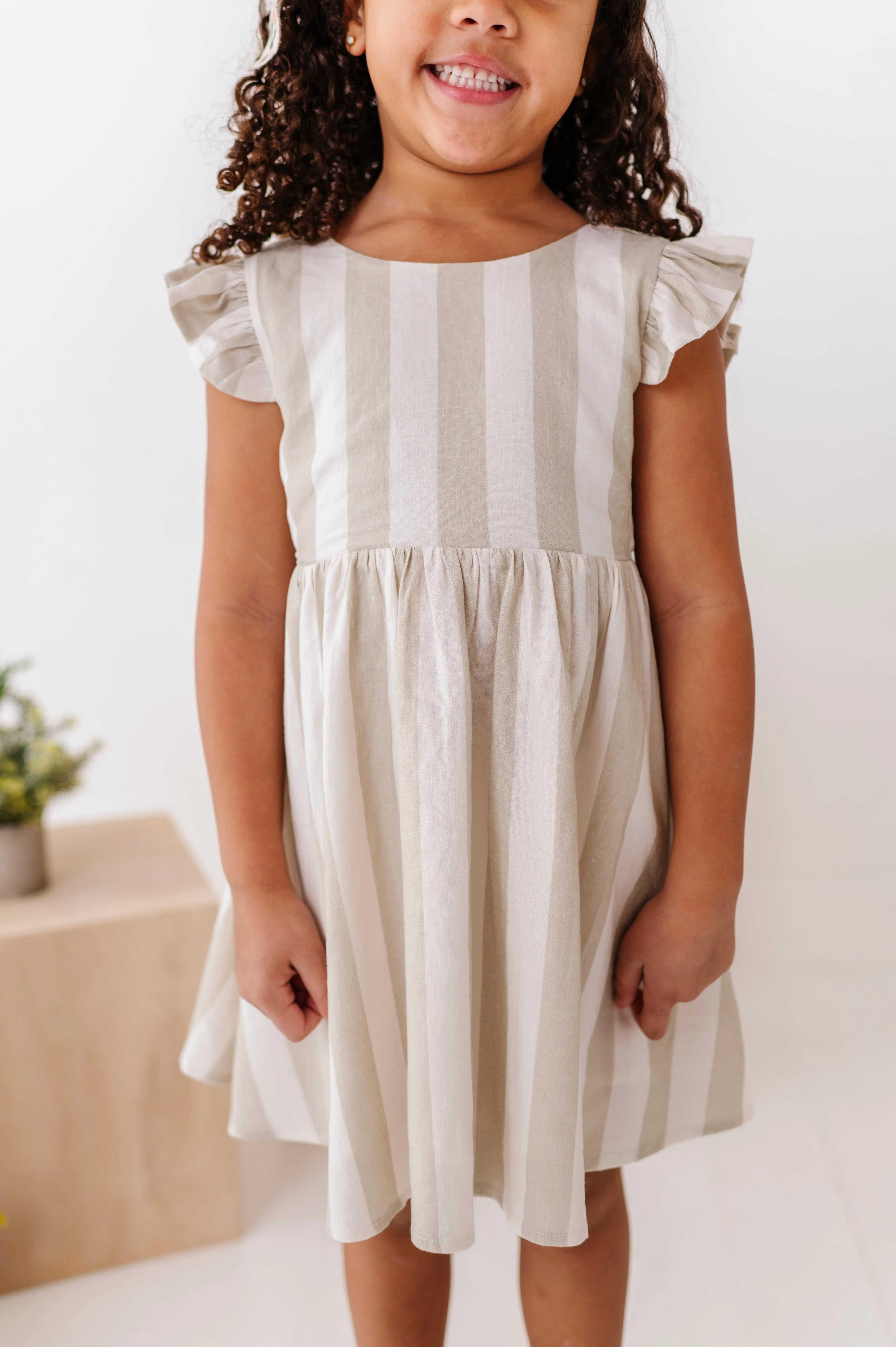 Costal Stripes | Tie Back DRESS