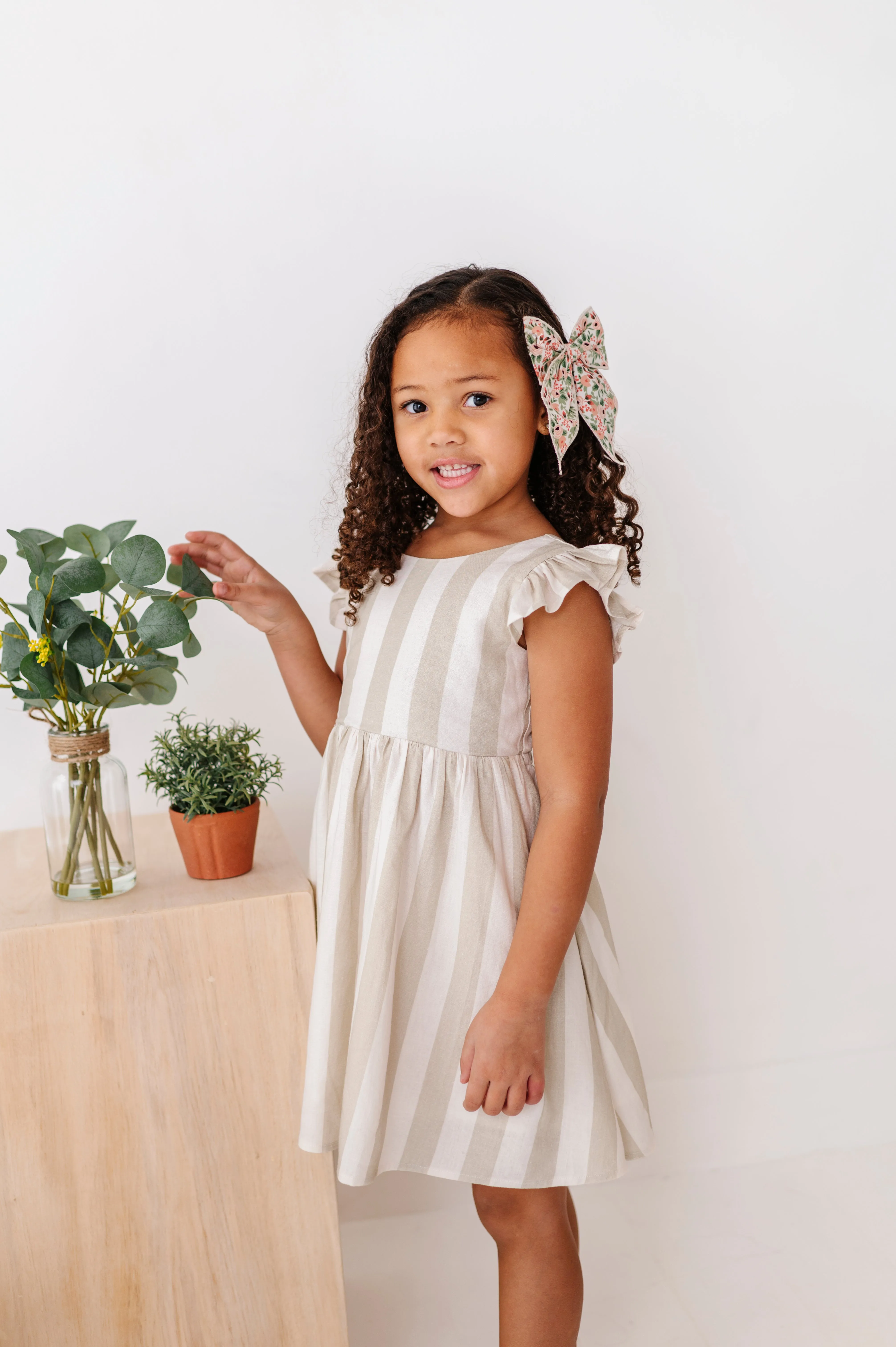 Costal Stripes | Tie Back DRESS