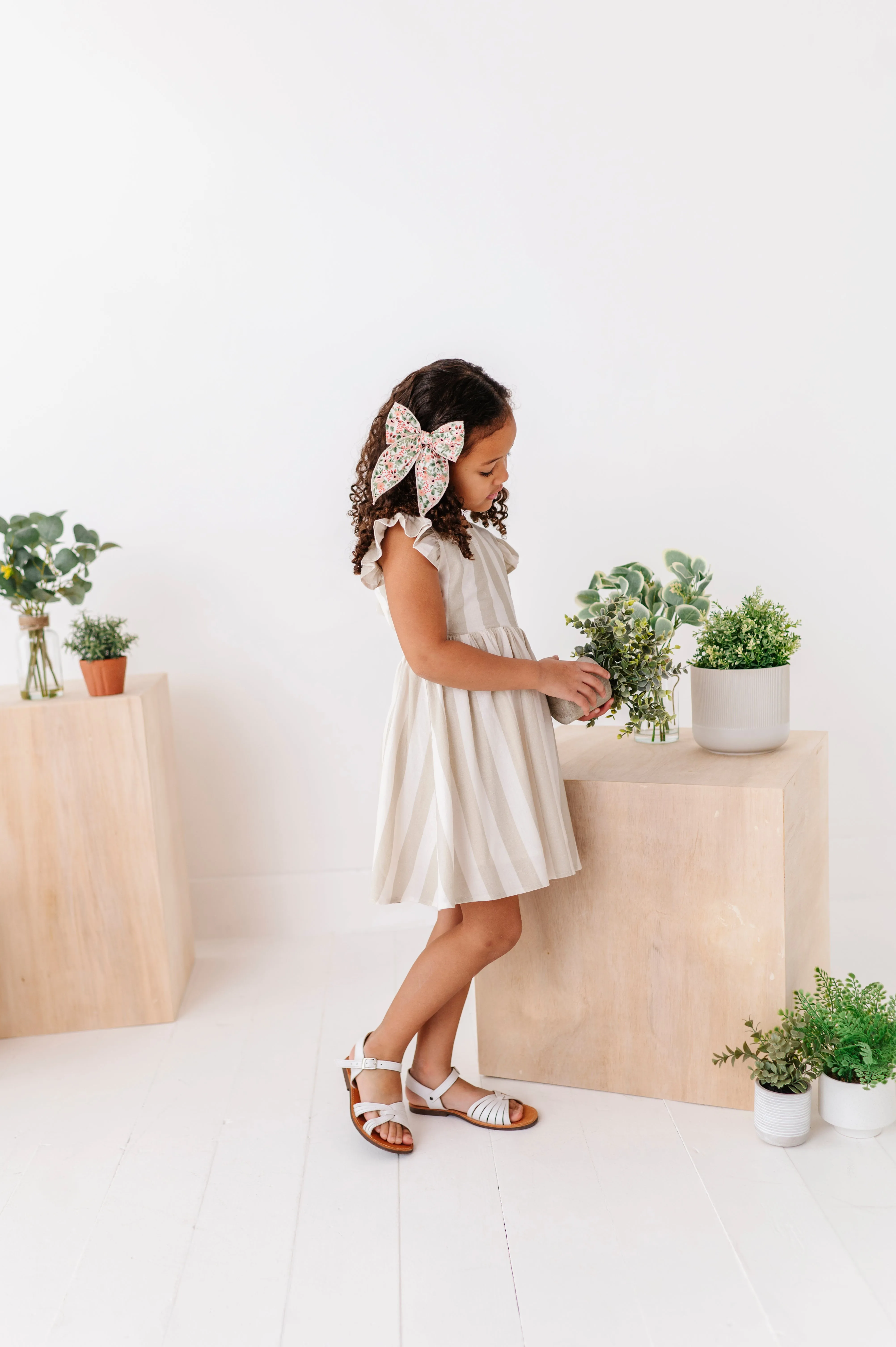 Costal Stripes | Tie Back DRESS