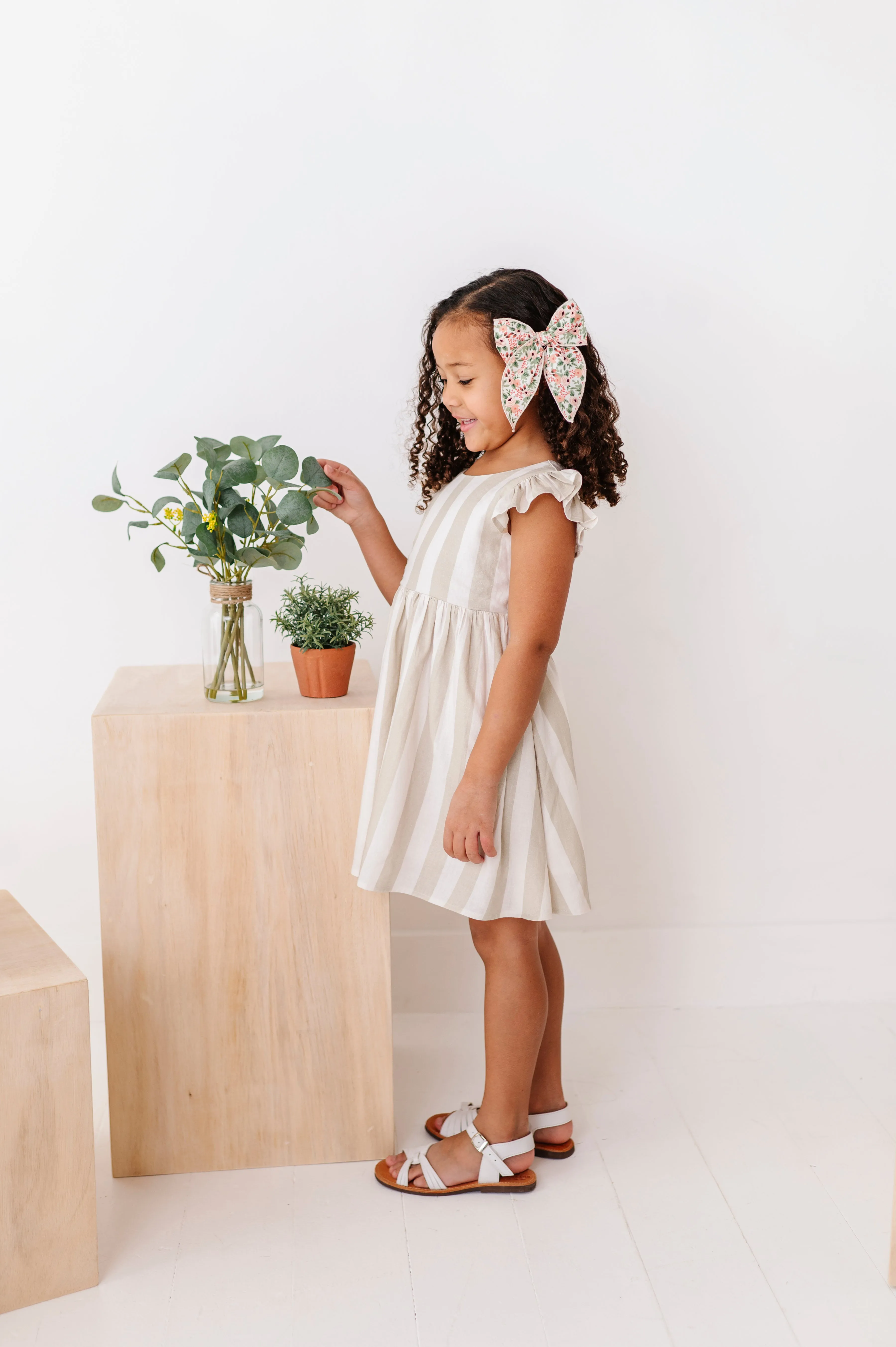 Costal Stripes | Tie Back DRESS