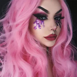 Cotton Candy Pink | Synthetic Daily Wear 24" Wig |Top Trendy Hairstyle | Best Quality Heat Resistant Fiber | Real Human Hair Look and Feel