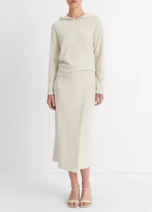 Cozy Wrap Skirt in Heather Ceramic