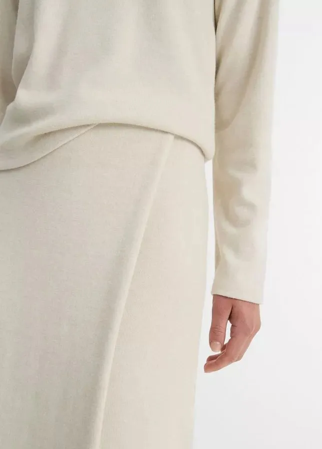 Cozy Wrap Skirt in Heather Ceramic