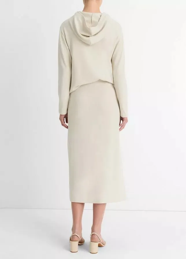 Cozy Wrap Skirt in Heather Ceramic