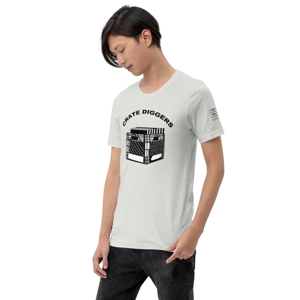 Crate Diggers (Light) Short-Sleeve Unisex T-Shirt