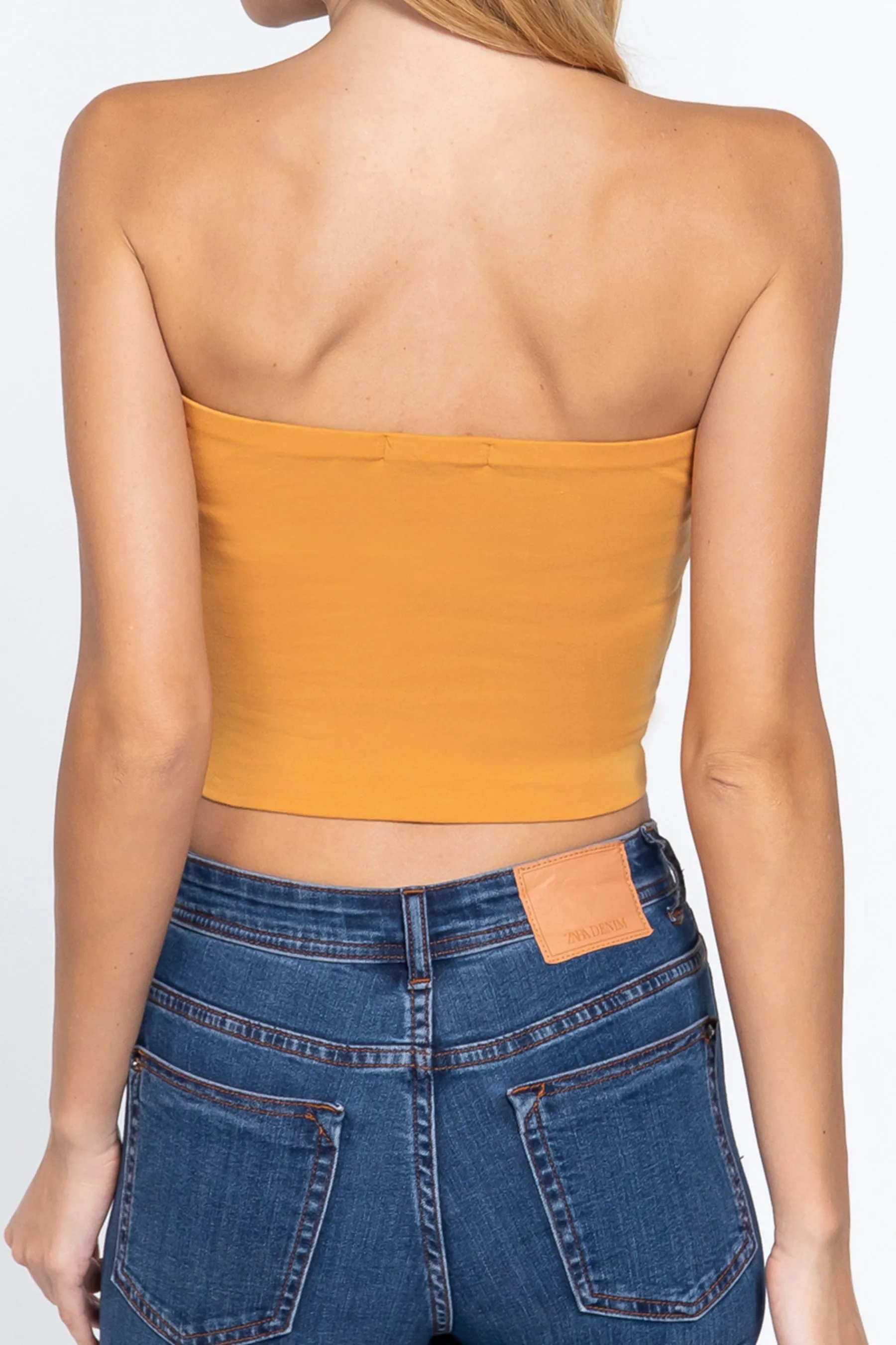 Crop Tube Cotton Spandex Top Lightweight Stretchy Jersey Fabric ZT10368C28 $6Each