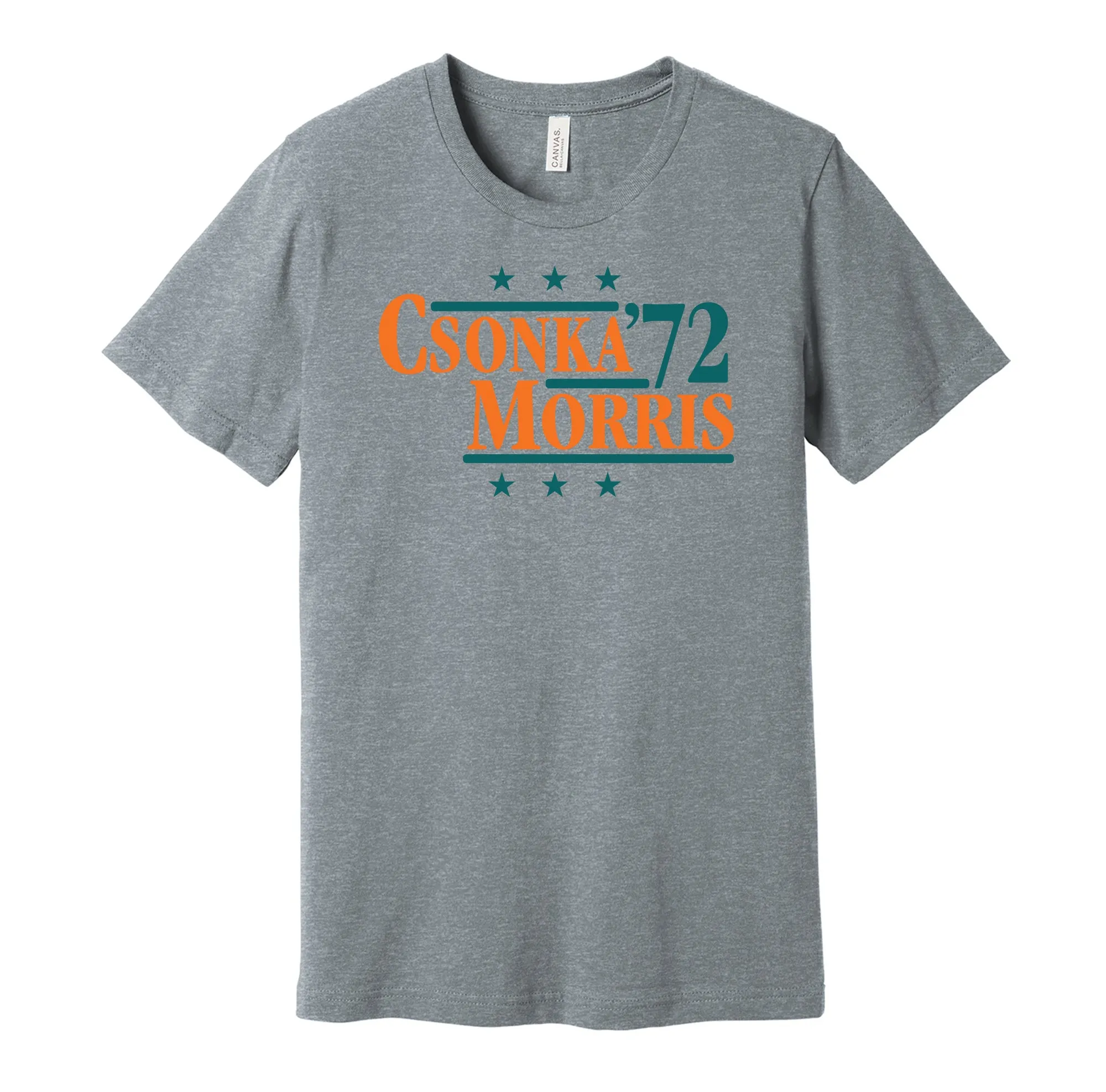 Csonka & Morris '72 - Miami Legends Political Campaign Parody T-Shirt - Hyper Than Hype Shirts