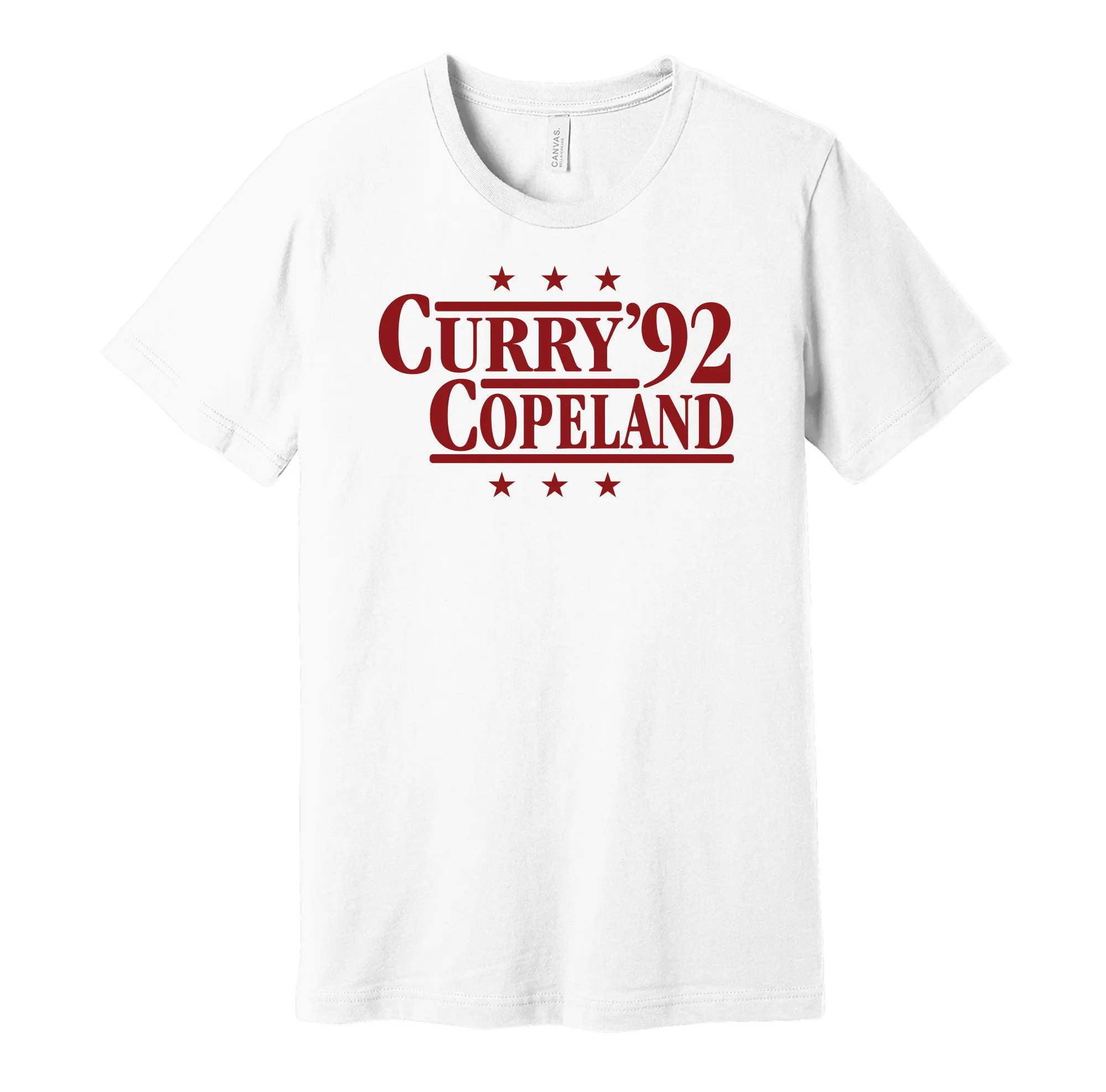 Curry & Copeland '92 - Alabama Football Political Campaign Parody T-Shirt - Hyper Than Hype Shirts