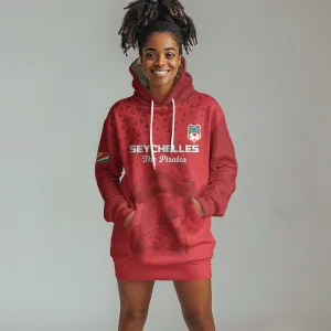 Custom Afro Seychelles Football Hoodie Dress Pirate Parrot LT15