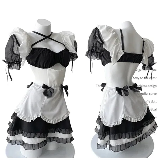 Cute Lingerie Maid Dress  KF70299