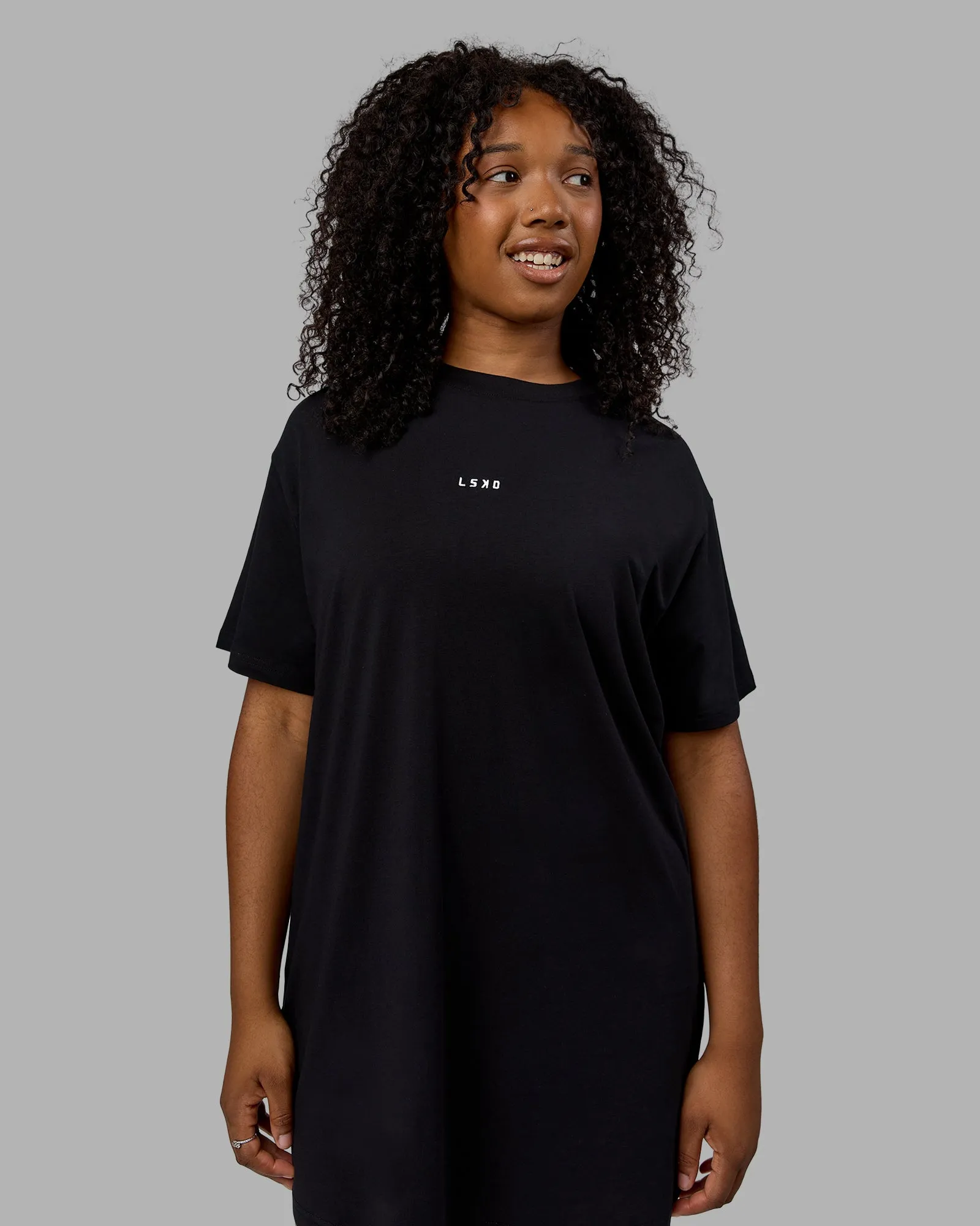 Daily FLXCotton Oversized Dress - Black