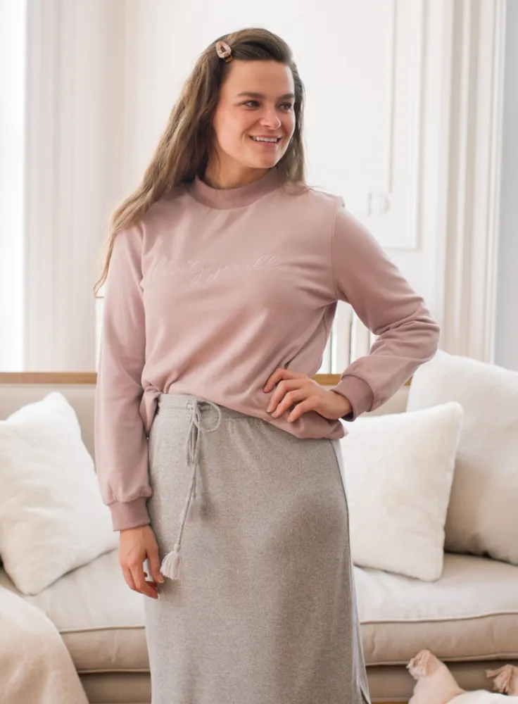 Dainty Jewell's Embossed Sweatshirt (3 Colors)