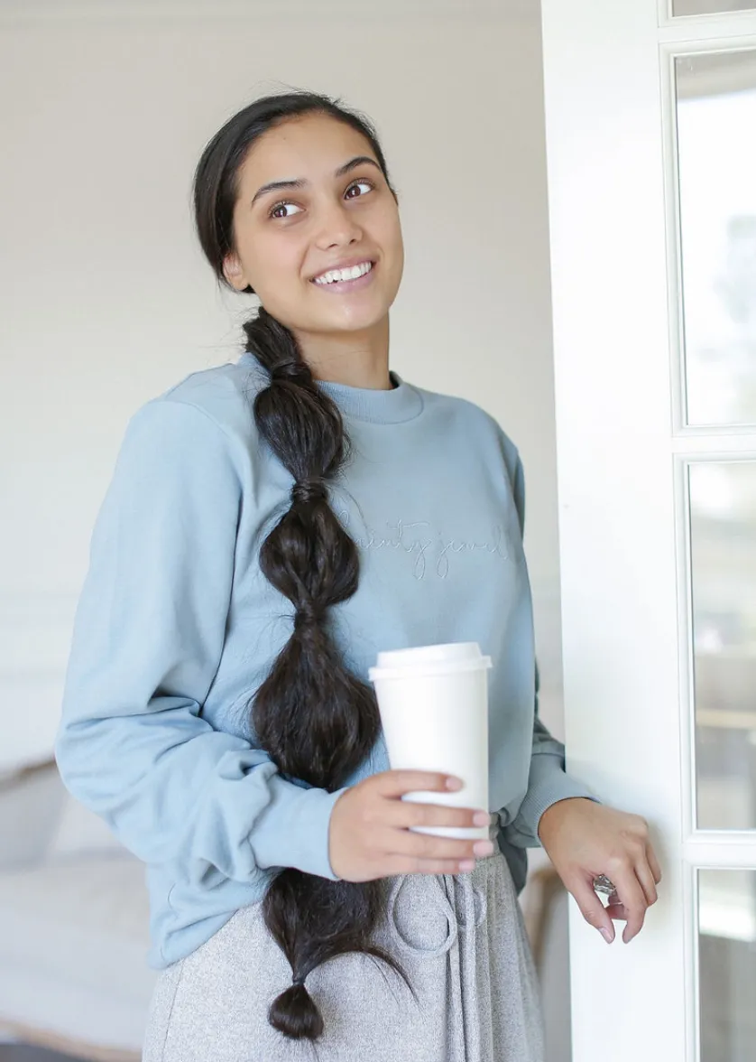 Dainty Jewell's Embossed Sweatshirt (3 Colors)
