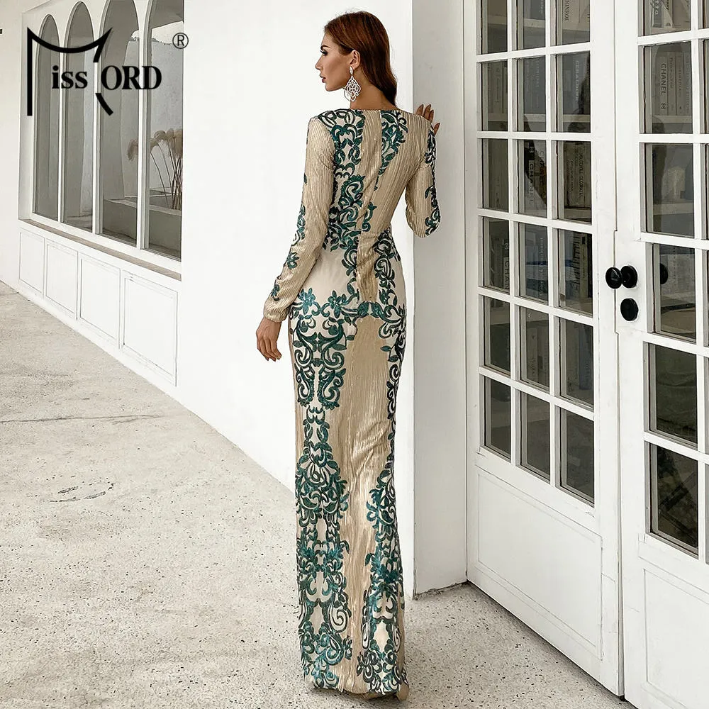 Damask Sequin Mermaid HemDresses