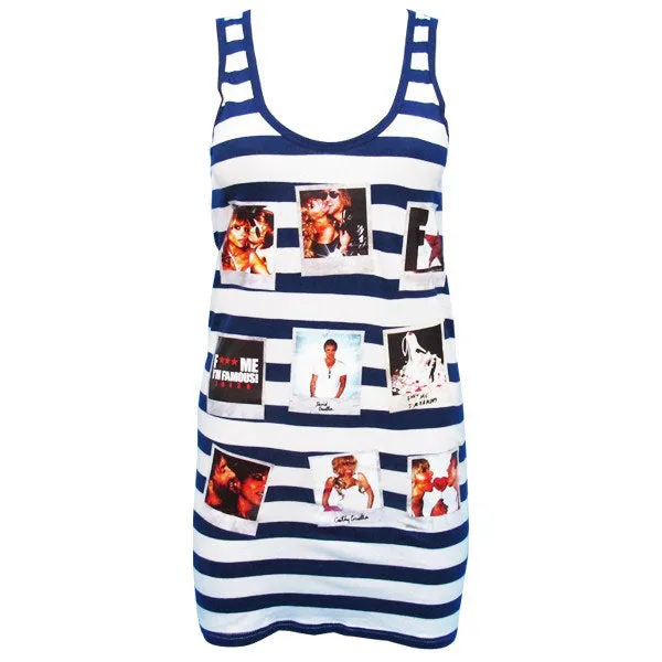 David Guetta F Me I'm Famous Ibiza Polaroid Women's Vest