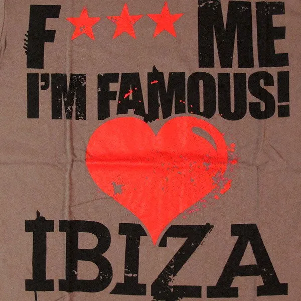 David Guetta F Me I'm Famous Ibiza Vintage Love Men's T-shirt