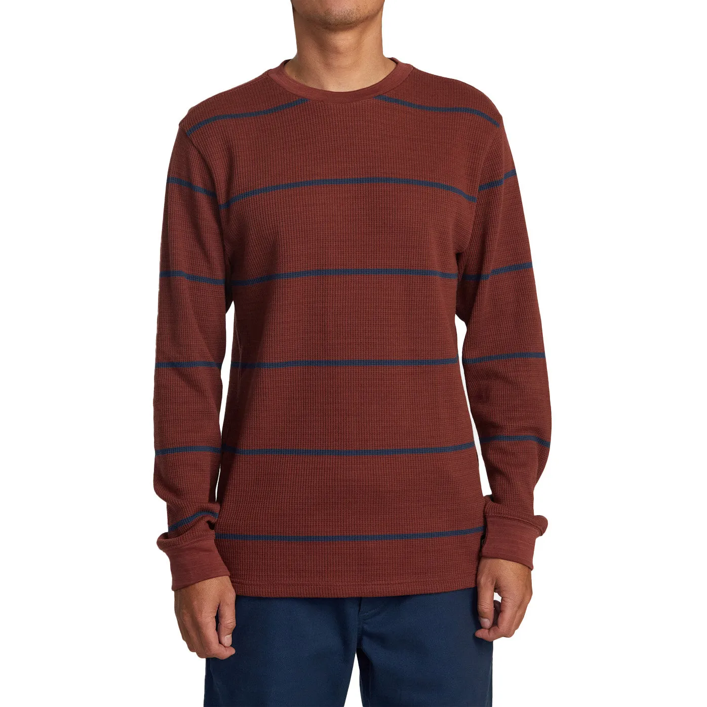 DAY SHIFT THERMAL STRIPE LS RED EARTH