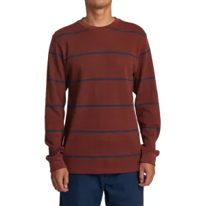 DAY SHIFT THERMAL STRIPE LS RED EARTH