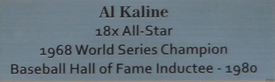 Detroit Tigers Greats: George Kell, Mickey Lolich, Al Kaline Autographed