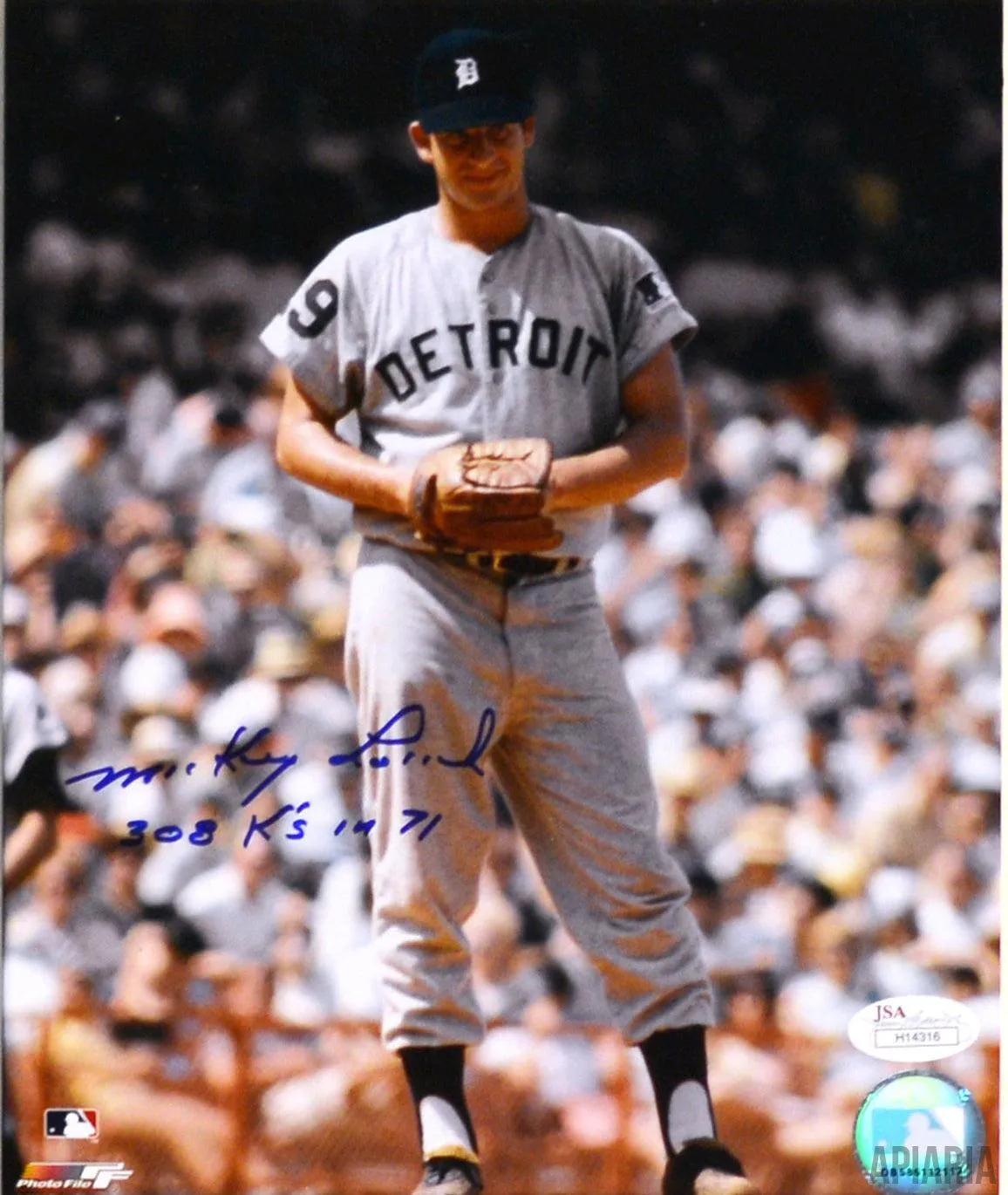 Detroit Tigers Greats: George Kell, Mickey Lolich, Al Kaline Autographed