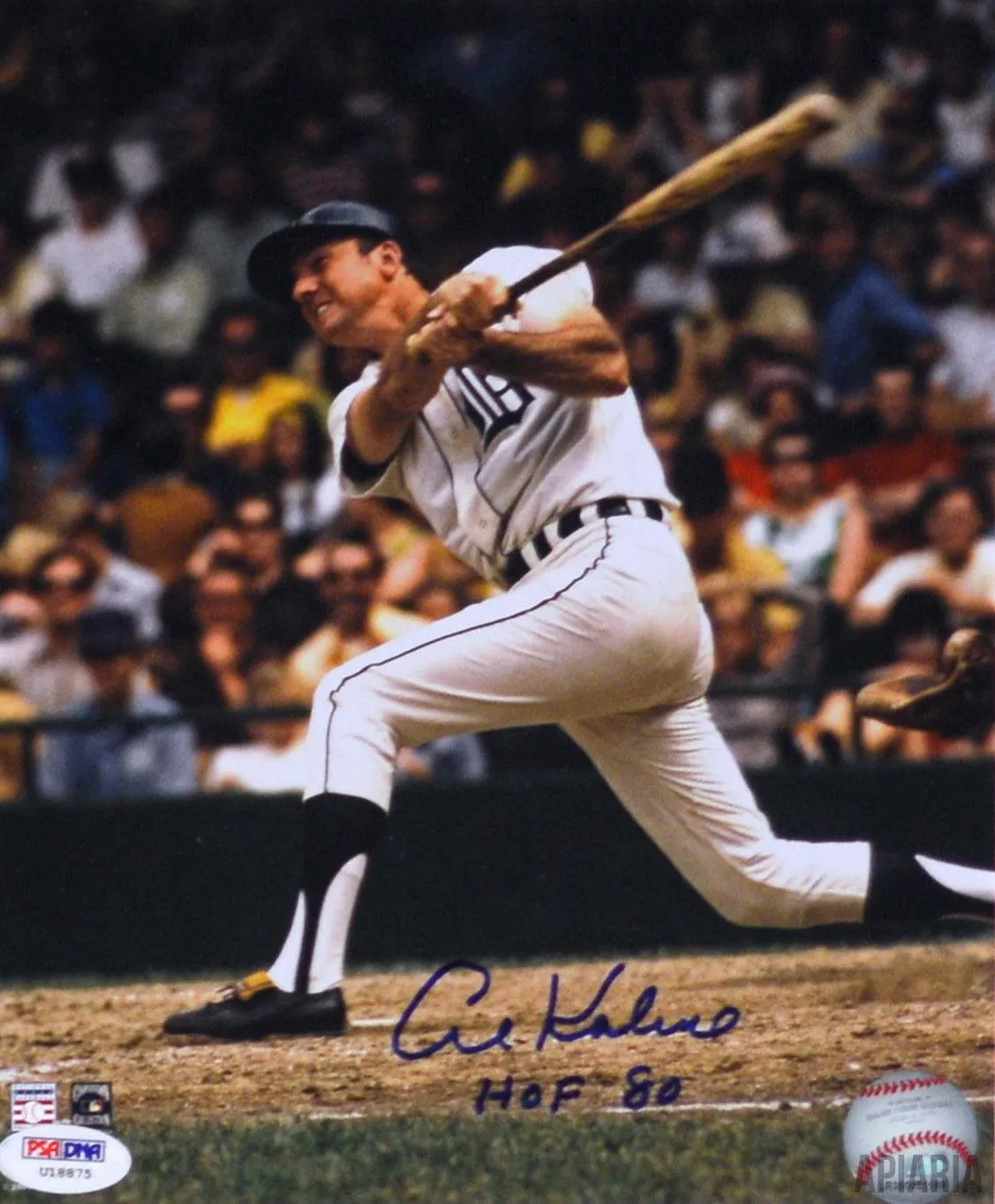 Detroit Tigers Greats: George Kell, Mickey Lolich, Al Kaline Autographed