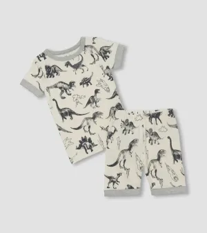 Dino Extinction Stretch Short Cotton Pj Set