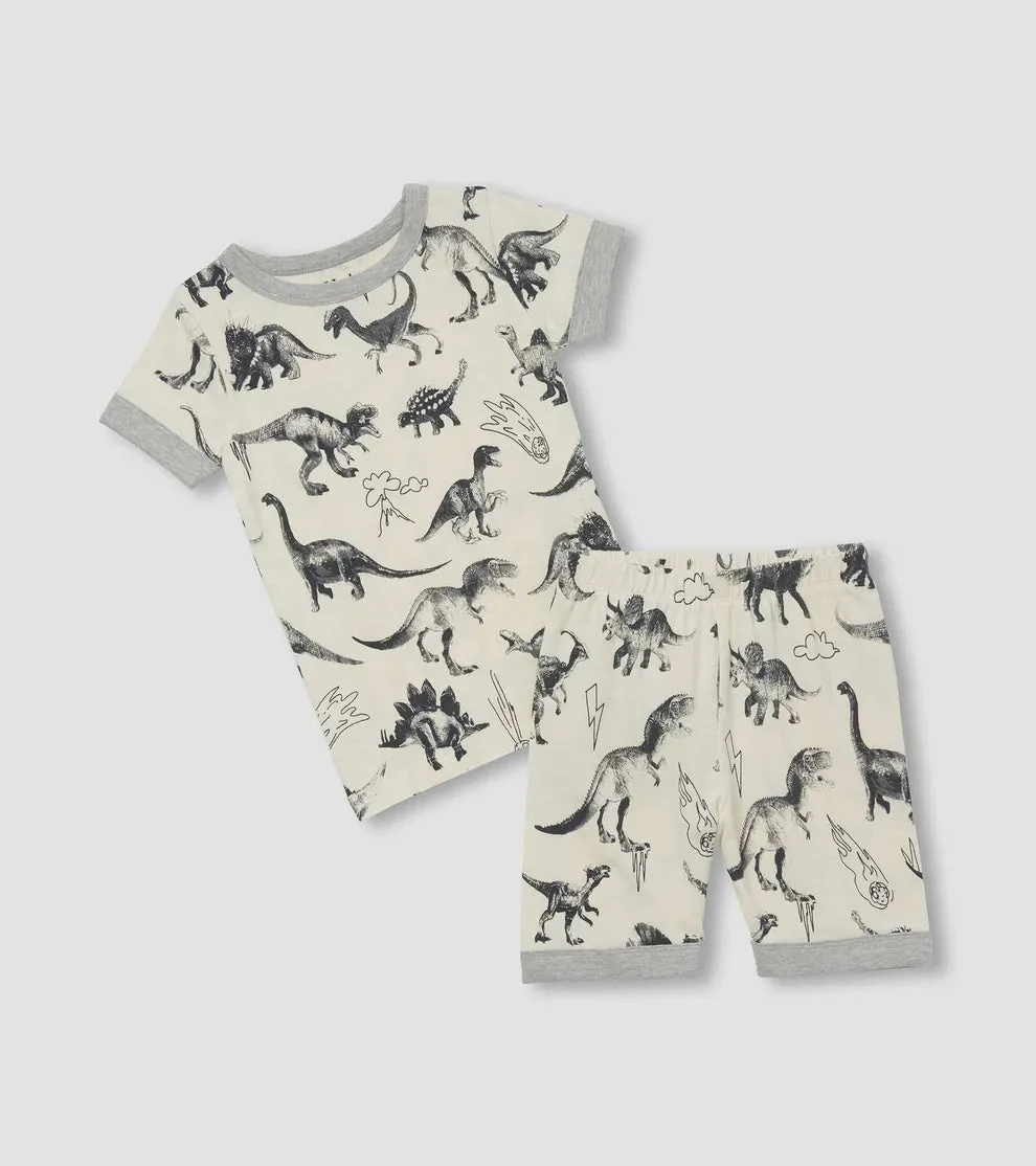 Dino Extinction Stretch Short Cotton Pj Set