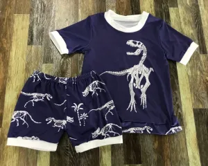 Dino Skelton Short Set