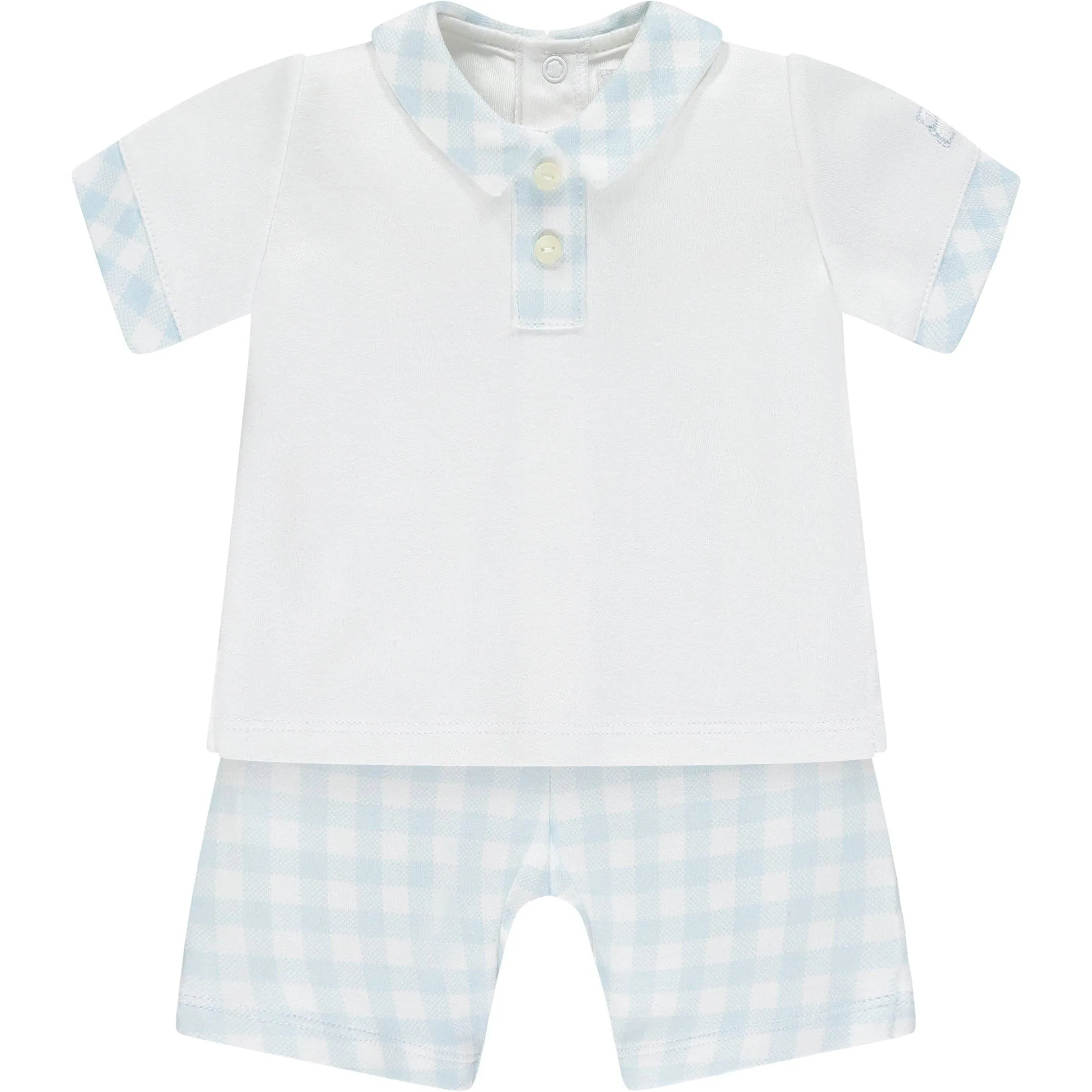 Doyle Check Print Boys Short Set