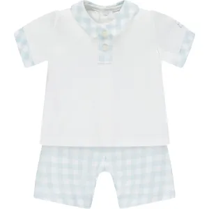 Doyle Check Print Boys Short Set