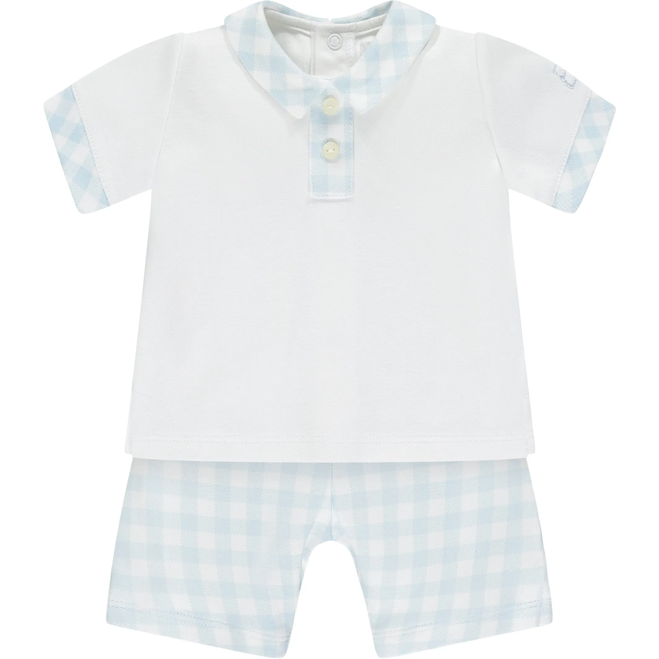 Doyle Check Print Boys Short Set