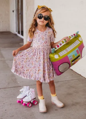 Dream Big Little Co x Lolo Webb Let the Good Times Roll Dream Ruffle Dress