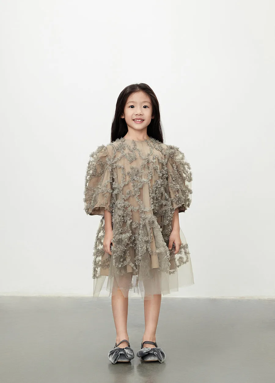 Dress / jnby by JNBY Oversized Pleated Party Dress