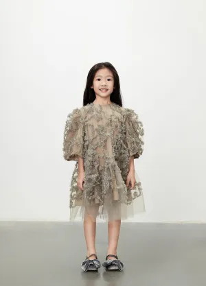 Dress / jnby by JNBY Oversized Pleated Party Dress