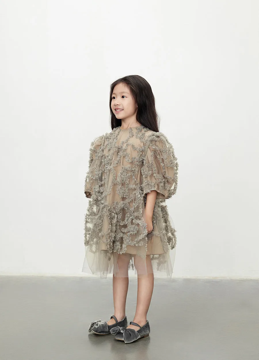 Dress / jnby by JNBY Oversized Pleated Party Dress
