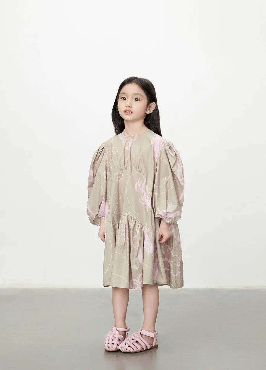 Dress / jnby by JNBY Oversized Printed Cotton Dress
