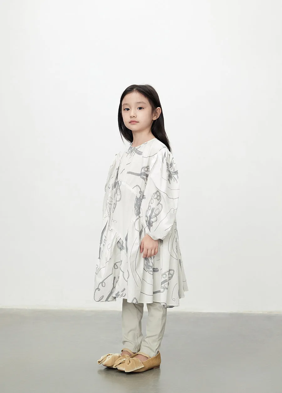 Dress / jnby by JNBY Oversized Printed Cotton Dress