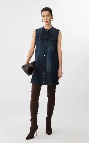 Dress / JNBY Sleeveless Denim Dress