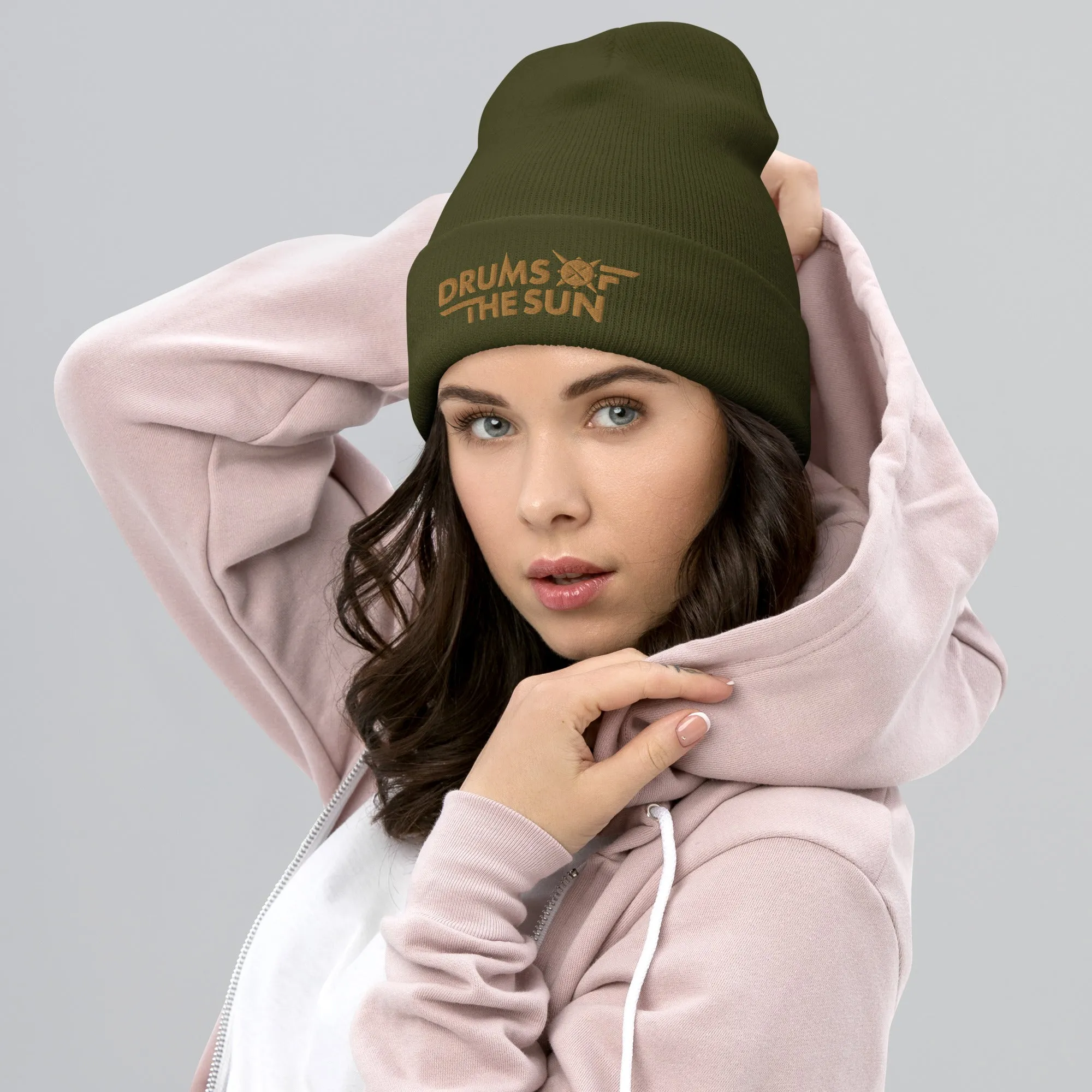 Drums of the Sun Cuffed Beanie