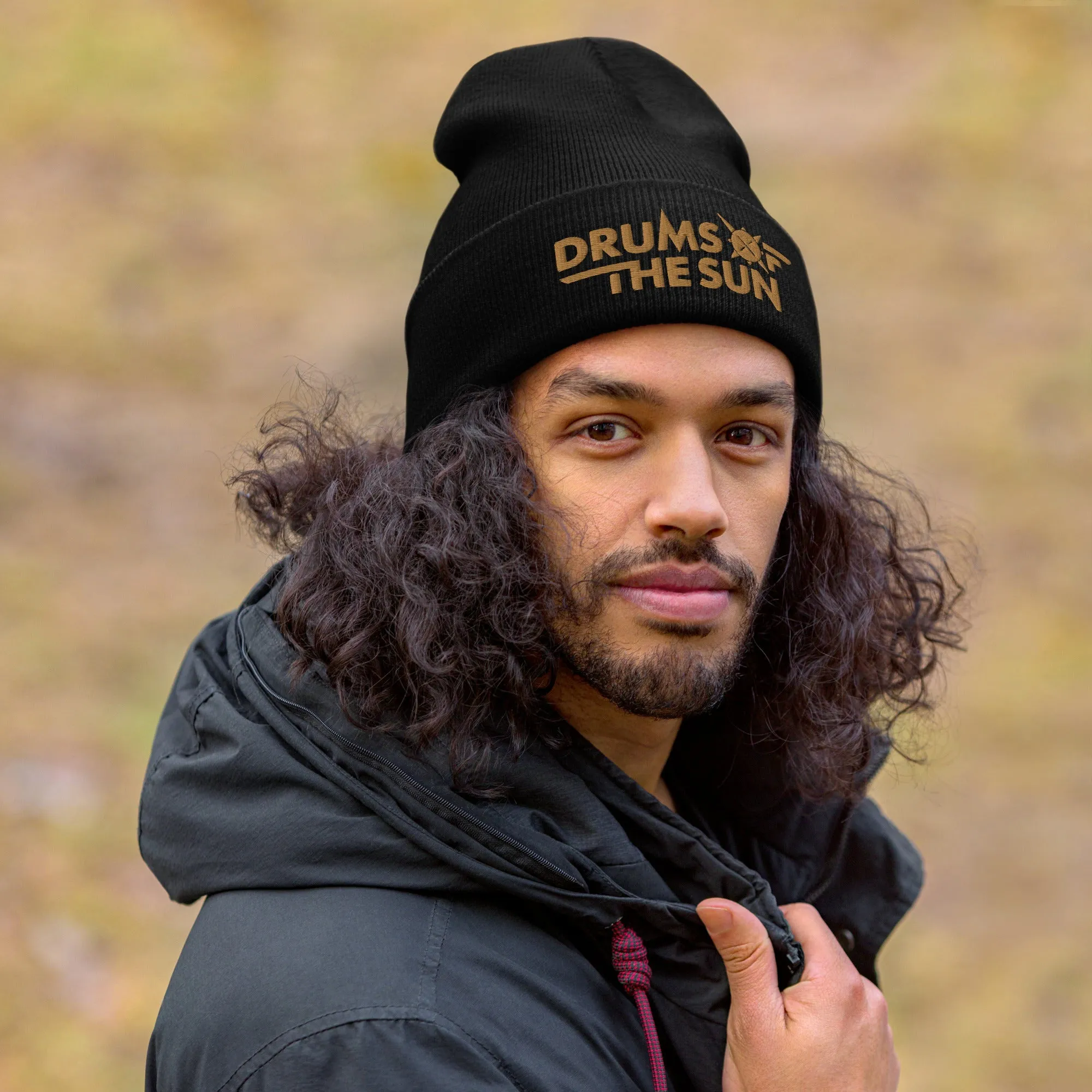 Drums of the Sun Cuffed Beanie