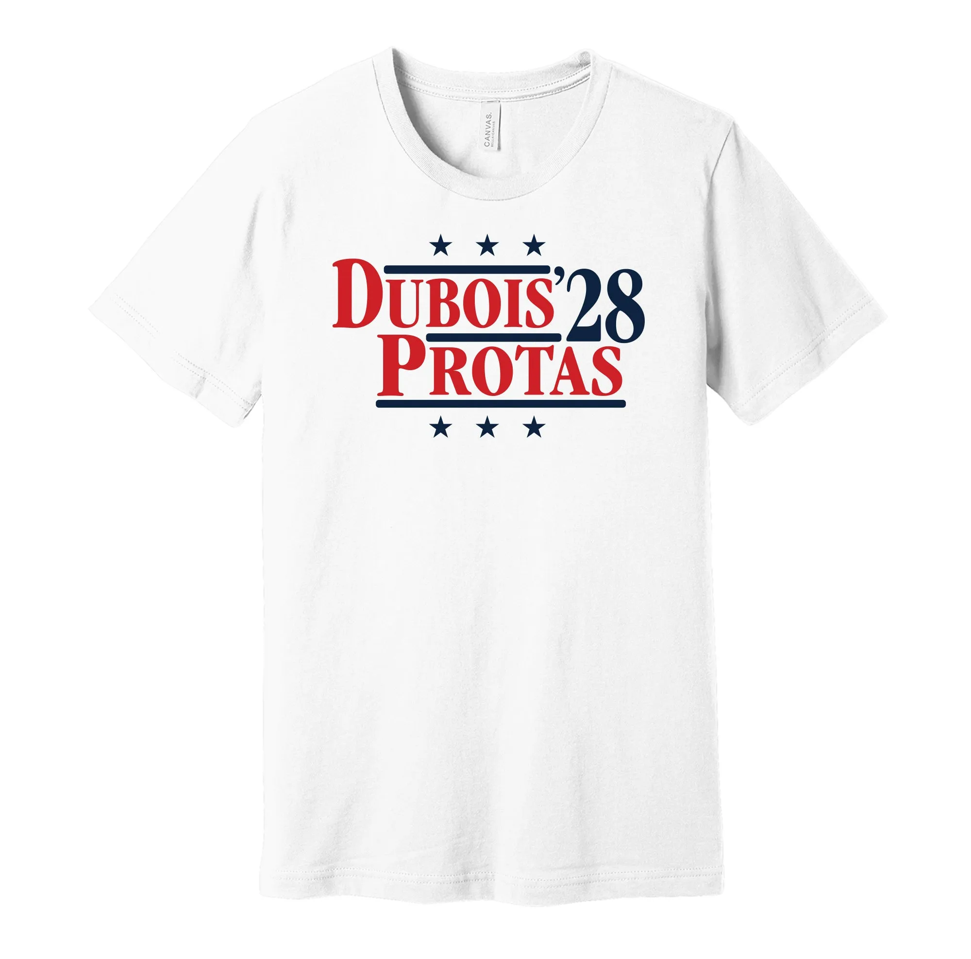 Dubois & Protas '24 - Washington Hockey Legends Political Campaign Parody T-Shirt - Hyper Than Hype Shirts