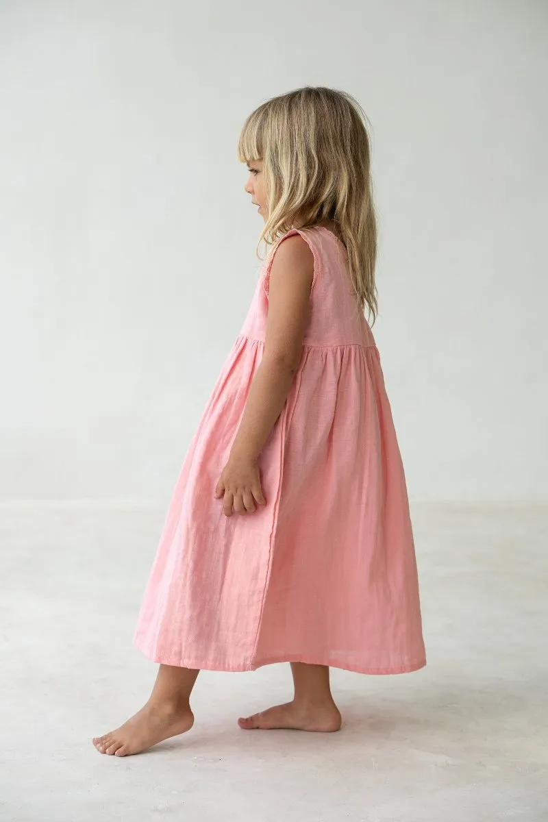 Eden Dress - Coral