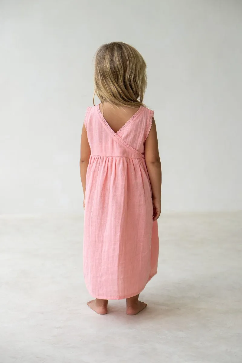 Eden Dress - Coral