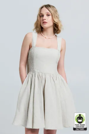 Eden Mini Dress Natural