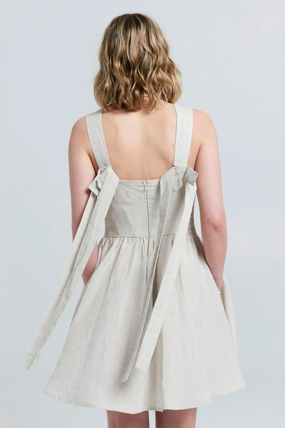 Eden Mini Dress Natural