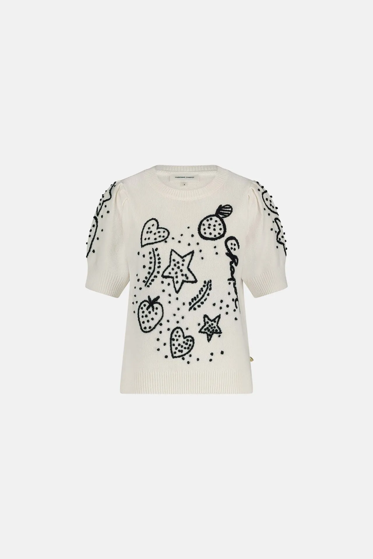 Edo Short Sleeve Pullover | Cosy White