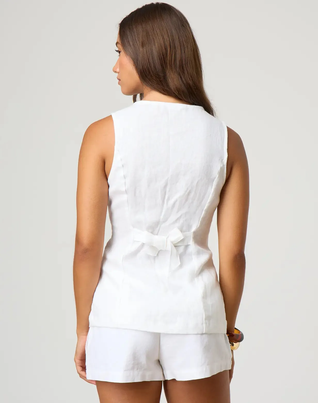 Eleanora | Linnen Blend Micro Shorts