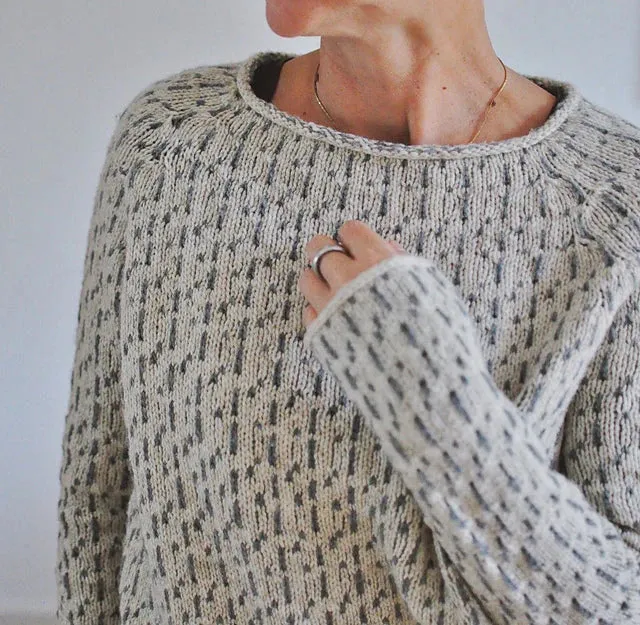 ELISE - Patterned Knit Sweater